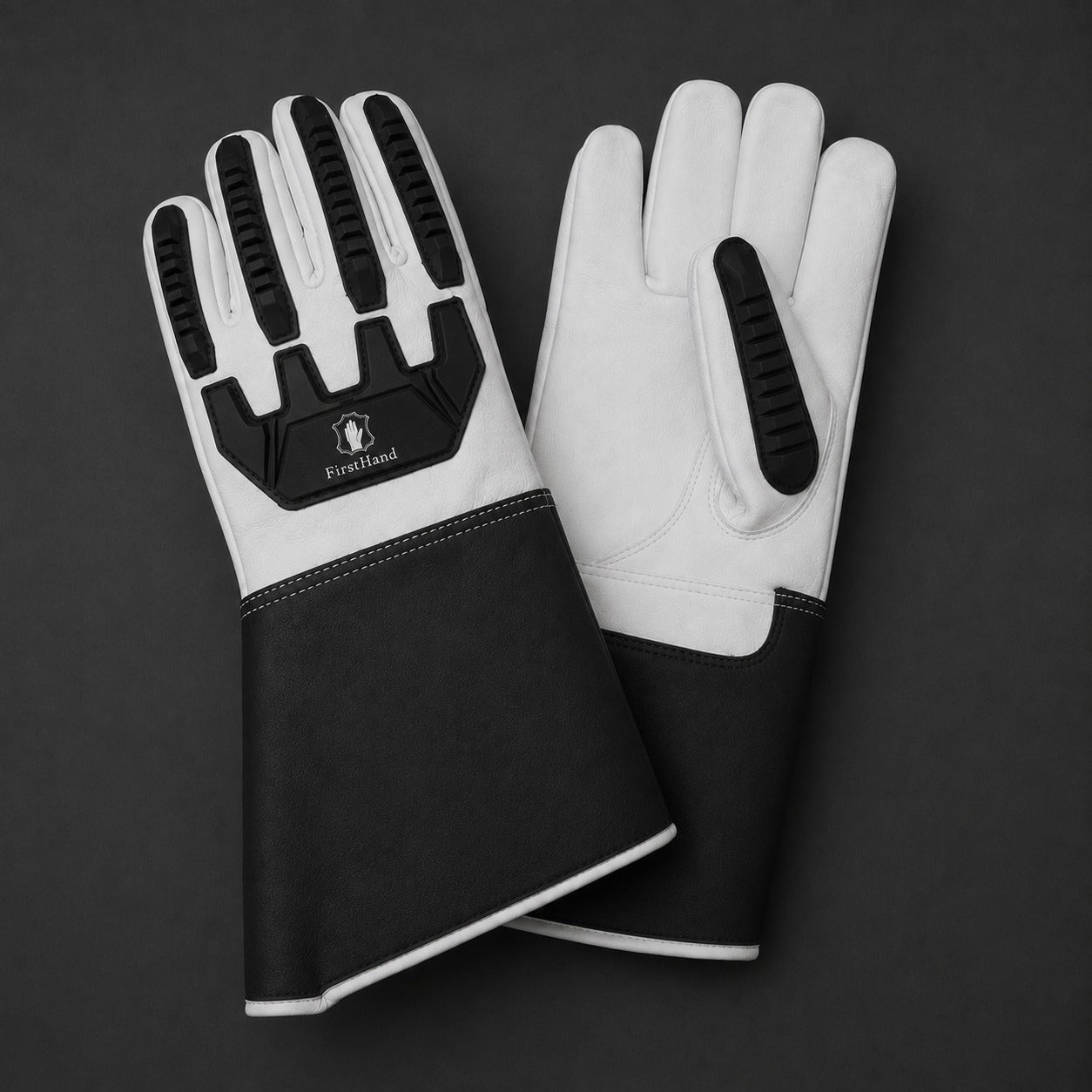 White Black Long Cuff