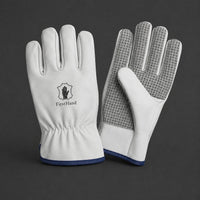 White Grey Dotted Palm